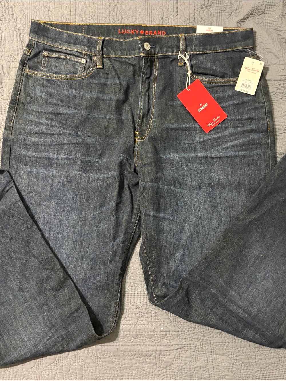 Lucky Brand Men's Indigo Straight Jeans